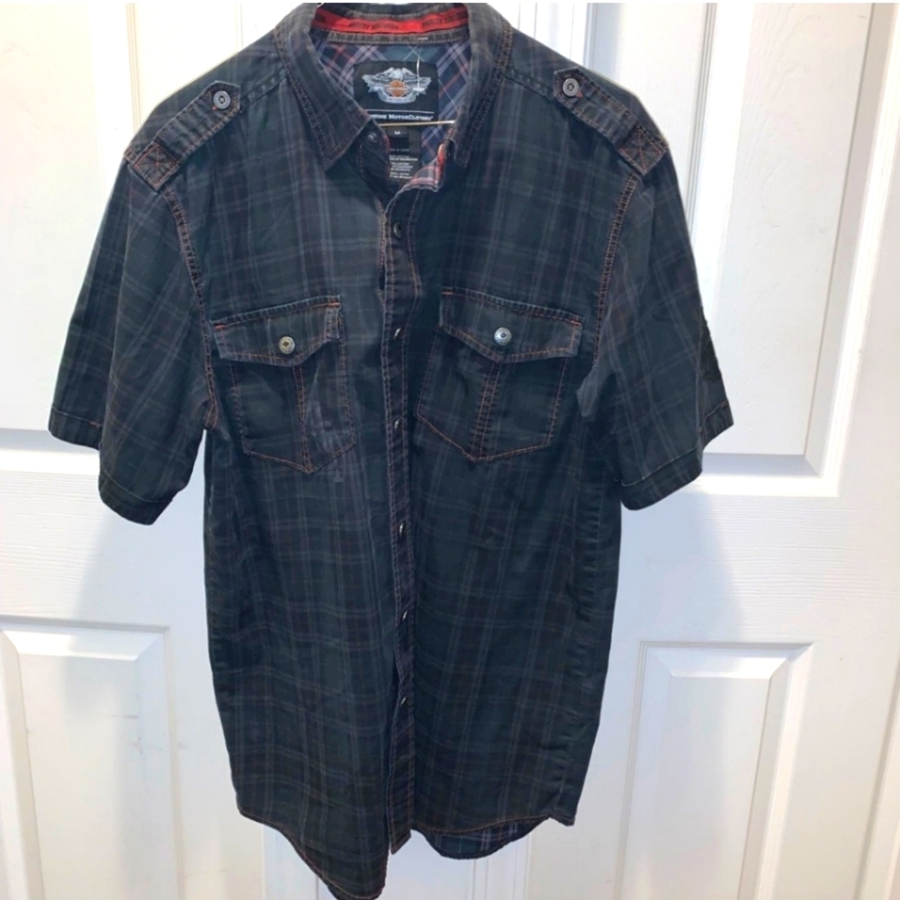 HARLEY DAVIDSON SNAP BUTTON SHIRT